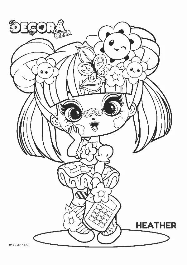 Decora Girlz Activity Sheet 4